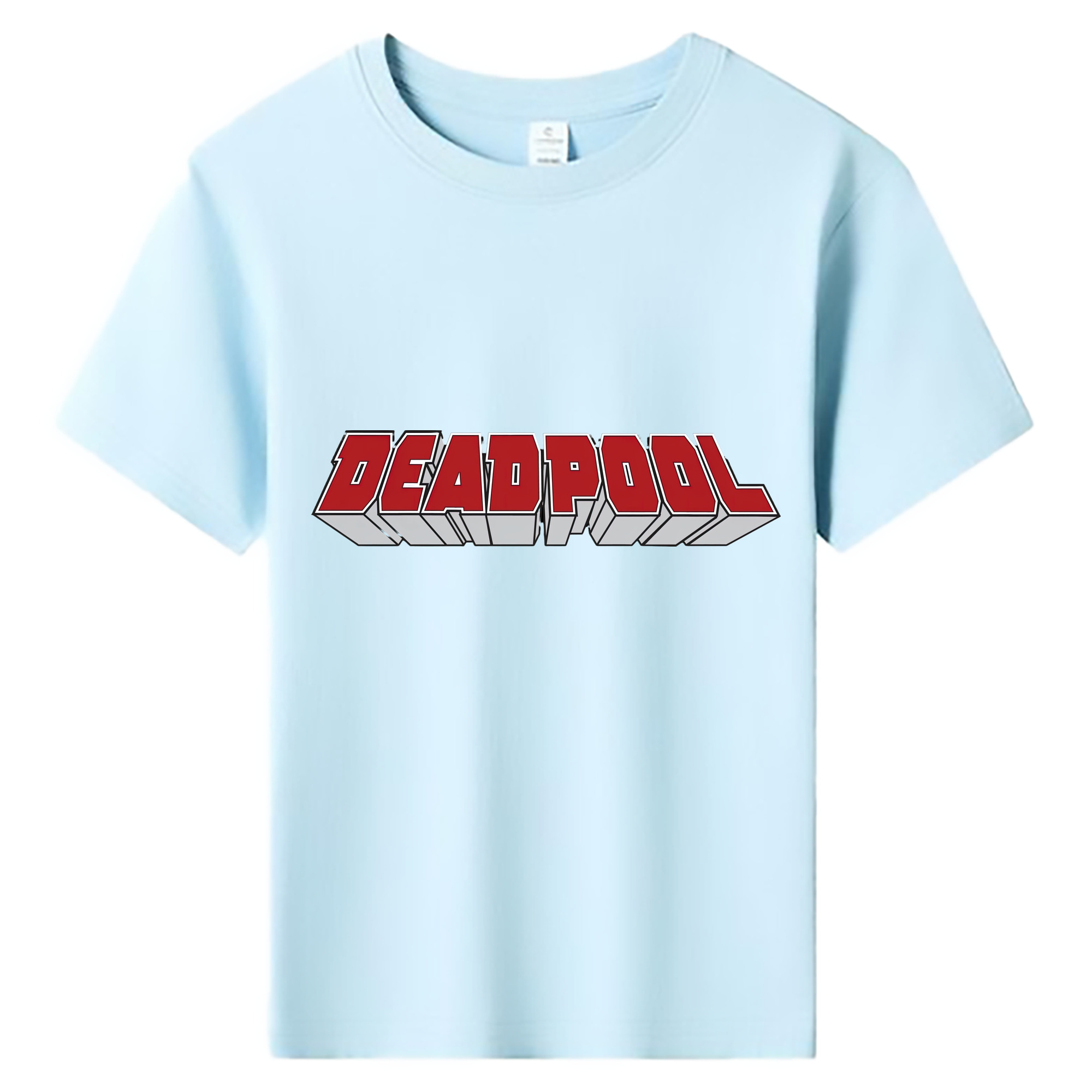 （画像用） Deadpool デッドプール 綿100％キッズTシャツ（フロントプリント）